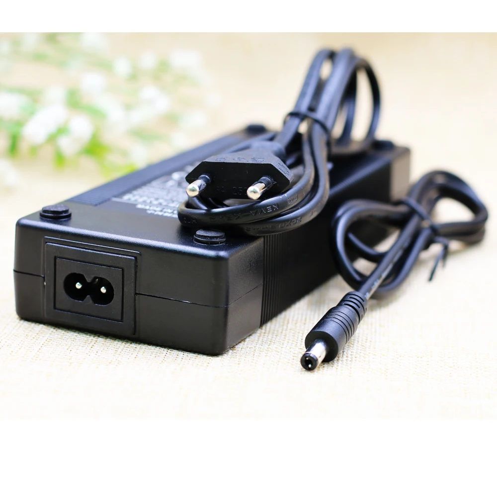 AERDU 13S 54,6 V 2A 48V литий-ионный аккумулятор зарядное устройство 5,5*2,1 мм универсальный AC DC адаптер питания EU/US/AU/UK штекер