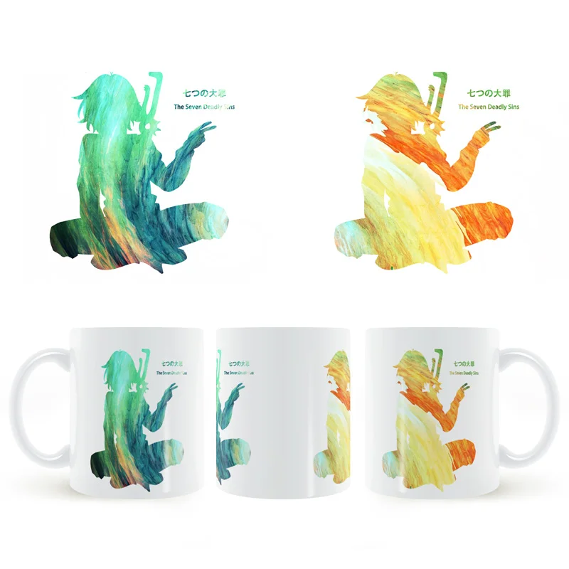 Семь смертных грехов Дракон грех гнева meliod кружка Кофе молоко Керамика