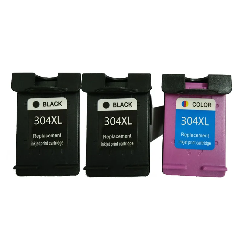 

3 шт., картриджи для принтера HP 304 304XL Deskjet 304 3700 3720 3730
