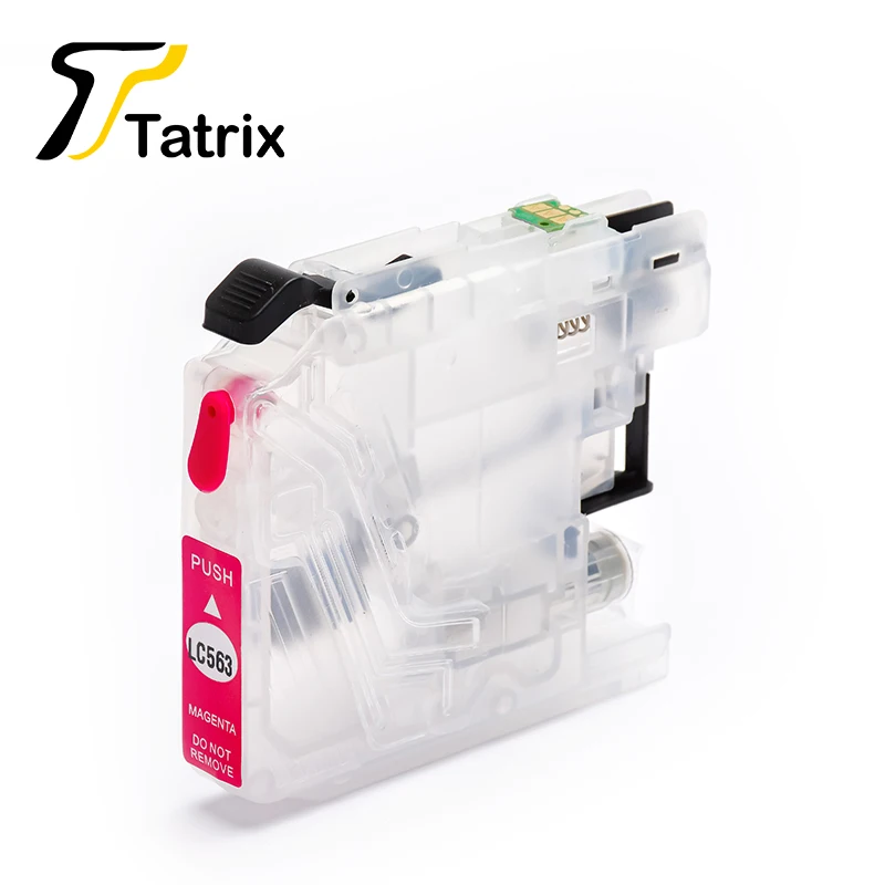 Tatrix для Brother LC563 многоразовый картридж принтера|refill ink for brother|ink cartridgerefillable cartridges |