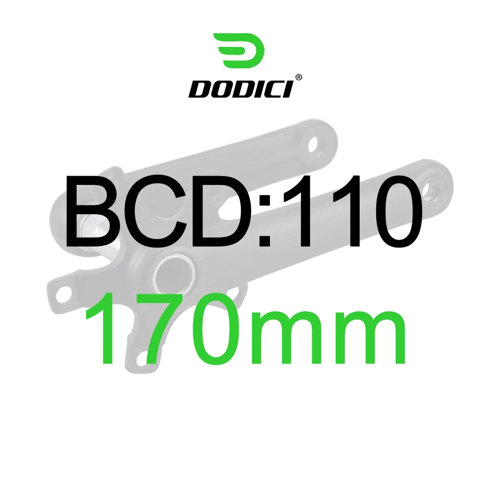 Road 170mm BCD 110mm Новые карбоновые шатуны для шоссейного велосипеда, карбоновые гоночные шатуны 5, длина 170 мм/175 мм BCD 110 мм 130 мм 3 k, матовые детали для велосипеда - Цвет: Road 170mm BCD 110mm