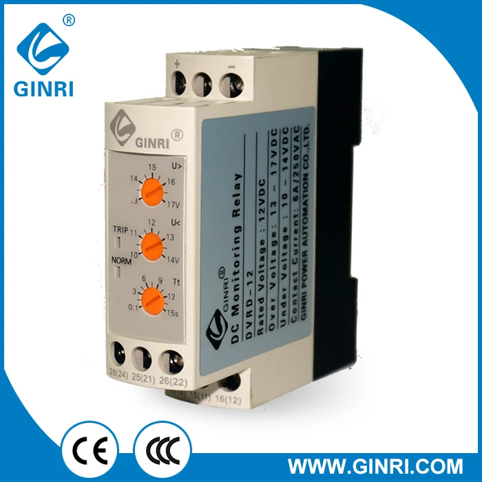 Ginri dvrd 24 В DC Напряжение защиты реле контроля|monitoring relay|voltage monitoring relayrelay voltage |