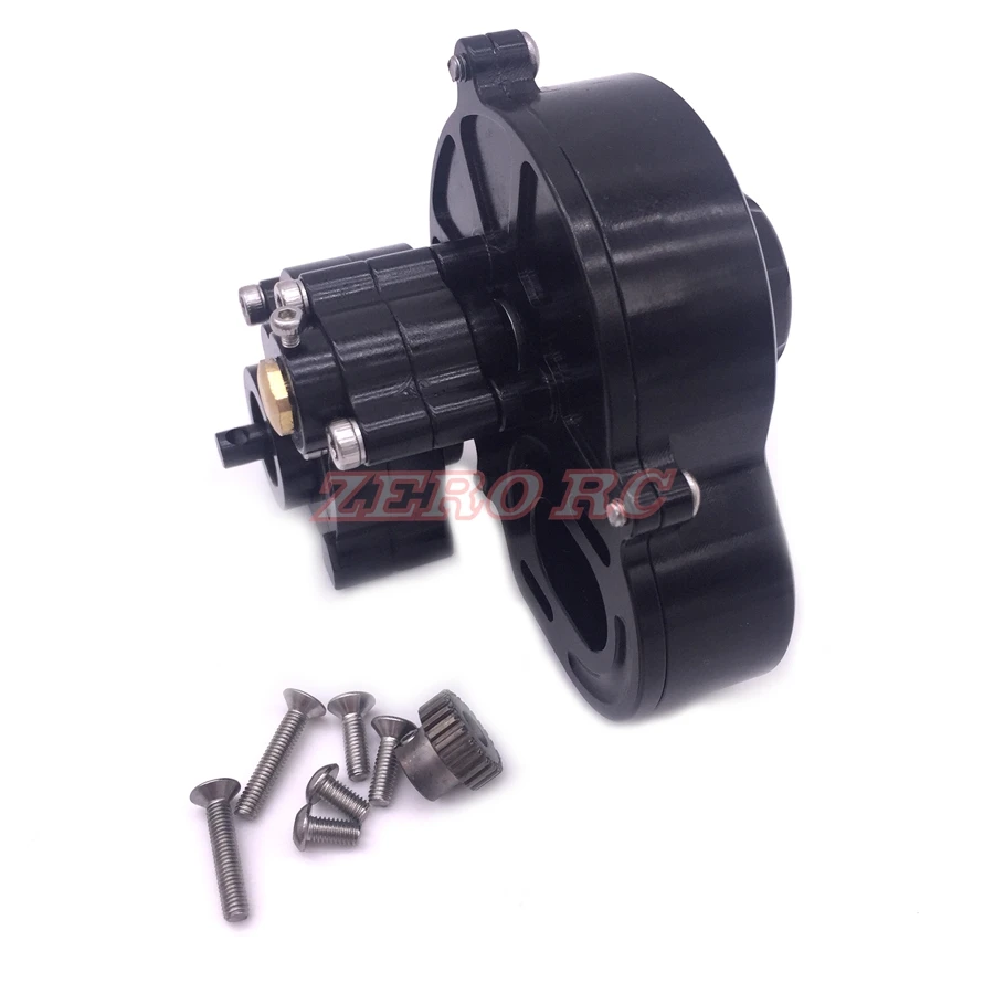 RC 1/10 масштаб осевой SCX10 металлическая коробка передач в сборе с HD стальным