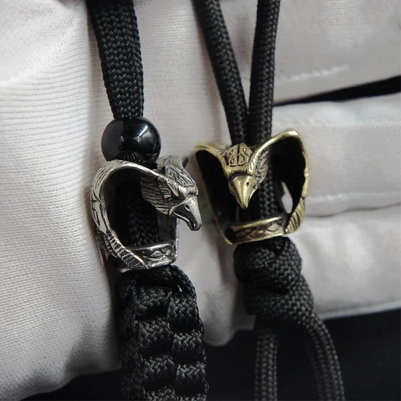 1 шт. латунный медный нож Eagle Beads Подвеска со шнурком EDC инструмент Паракорд зонтик веревка DIY декоративные аксессуары кулон