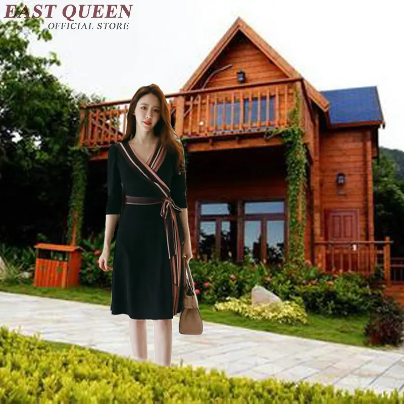 Зимние платья для женщин 2018 Деловое платье одежда офиса осень Мода NN0895 C|dress for|dress