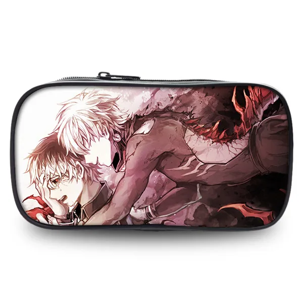Kaneki Ken Аниме Бумажник 8 дюймов Пенал Школьный Канцтовары сумка для хранения подарки для мальчиков и девочек - Цвет: Style 22