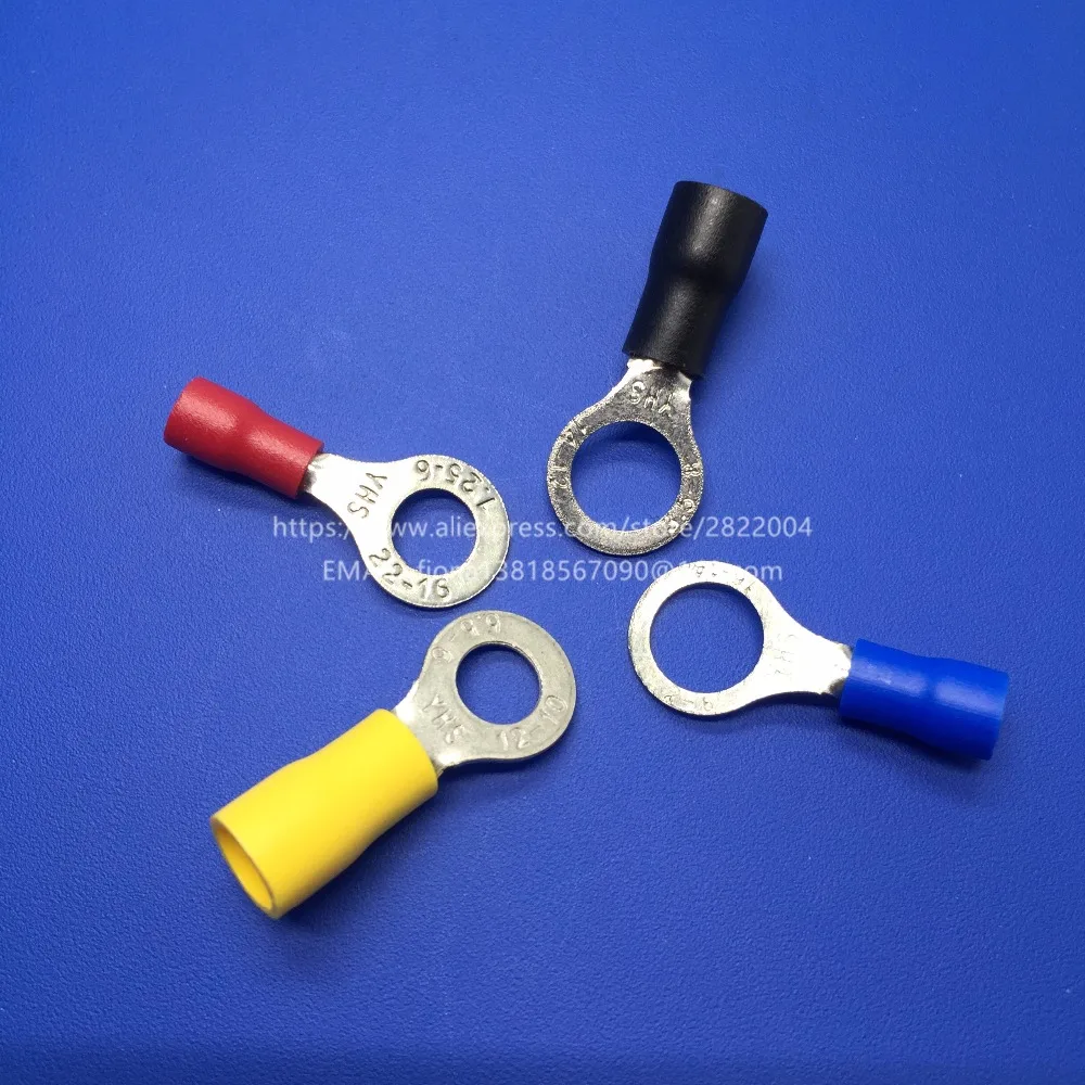 Круглые предварительно изолированные клеммы холодного прессования (тип RV1.25 3)