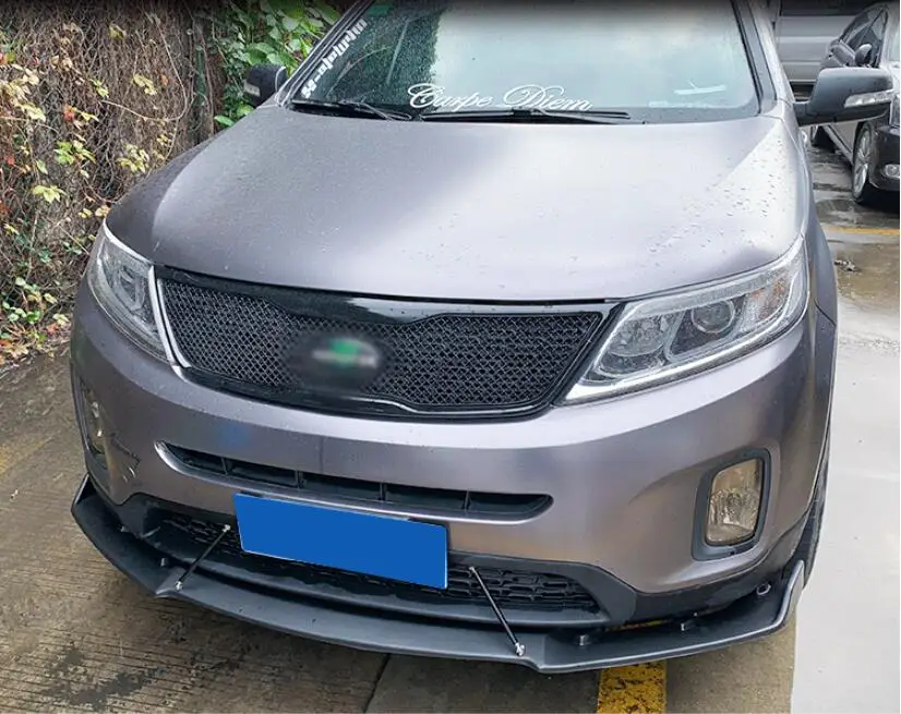 ABS краска автомобиля передний бампер спойлер, авто бампер диффузор Крышка для KIA Sorento 2011 2012 2013