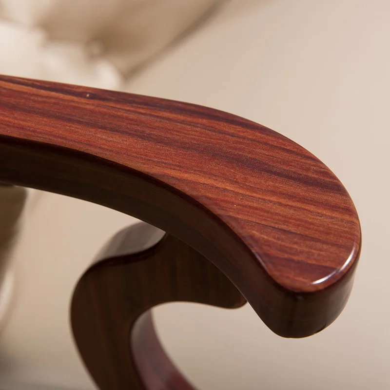 Современная мебель твердой древесины кресла мягкая кожа красочные фланель один