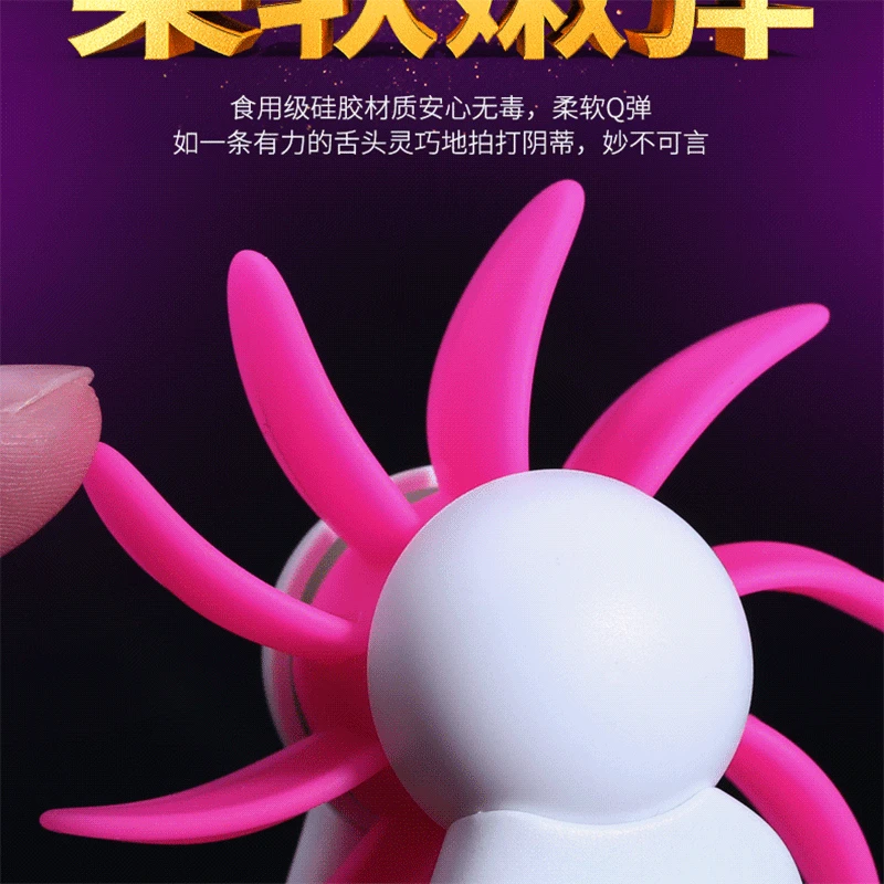 OMYSKY 7 Speed Rotation Oral Sex Tongue Licking Vibrator Female Masturbator Clit Nipple Rolling Toys for Women |