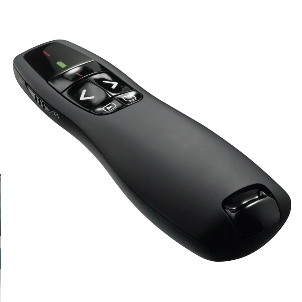 Презентер Logitech R400 Bright 5MW 650NM Red Laser Pointer Plug and play удобное управление без