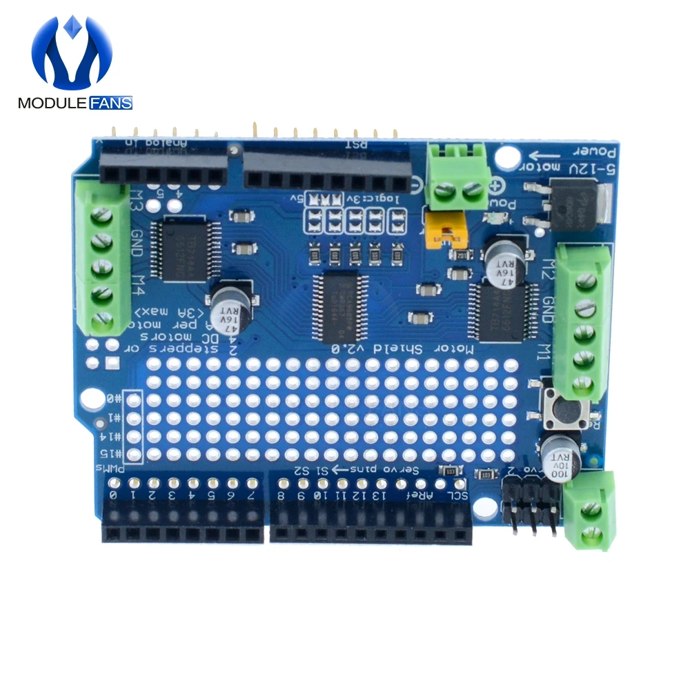 Модуль шагового двигателя TB6612 IIC I2C Mosfet PCA9685 защитный сервопривод для Arduino Robot PWM Uno