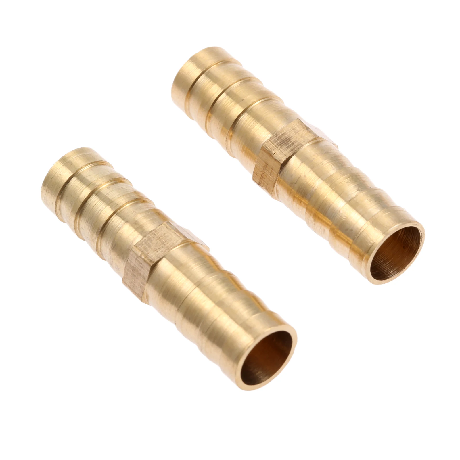 2Pcs 6-19mm Brass Equal Barbed Straight Hose Joiner Connector Air Fuel Water Pipe Gas Tubing Pneumatic Reducing Fittings | Обустройство