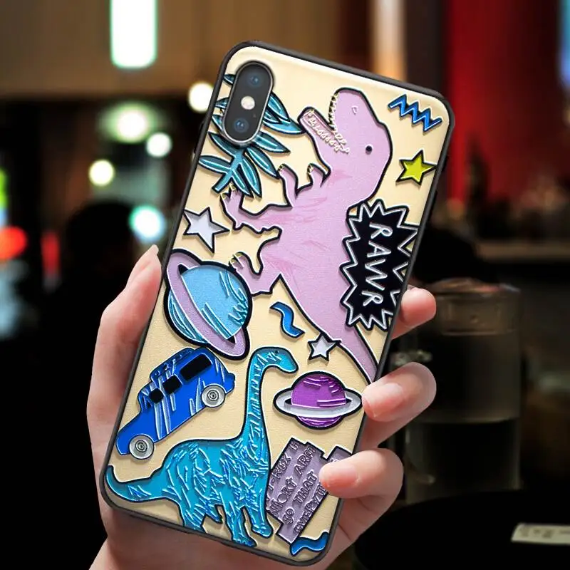 2konglon Чехол из ТПУ с 3D тиснением для Huawei Mate 20 10 P20 P30 P8 P9 P10 Lite Mini Pro Nova 3i 3 Y9 P Smart Plus - Цвет: 2konglon