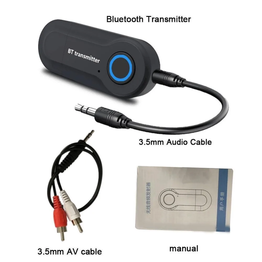 3 5 мм Aux Bluetooth 4 2 приемник передатчик av кабель стерео аудио музыкальный адаптер для