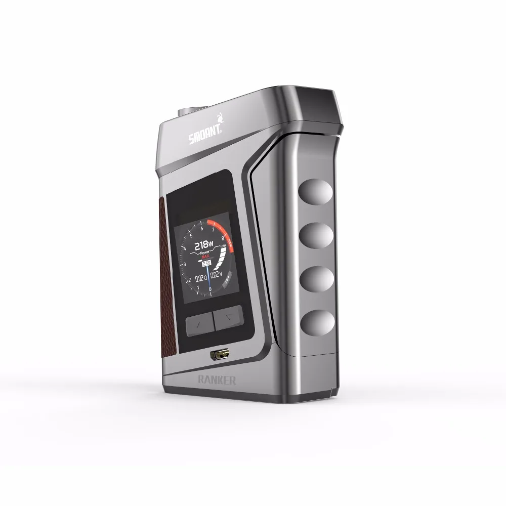 Оригинальный smoant Ranker 218 Вт TC коробка мод питание от Двойной 18650 батареи без для Vape