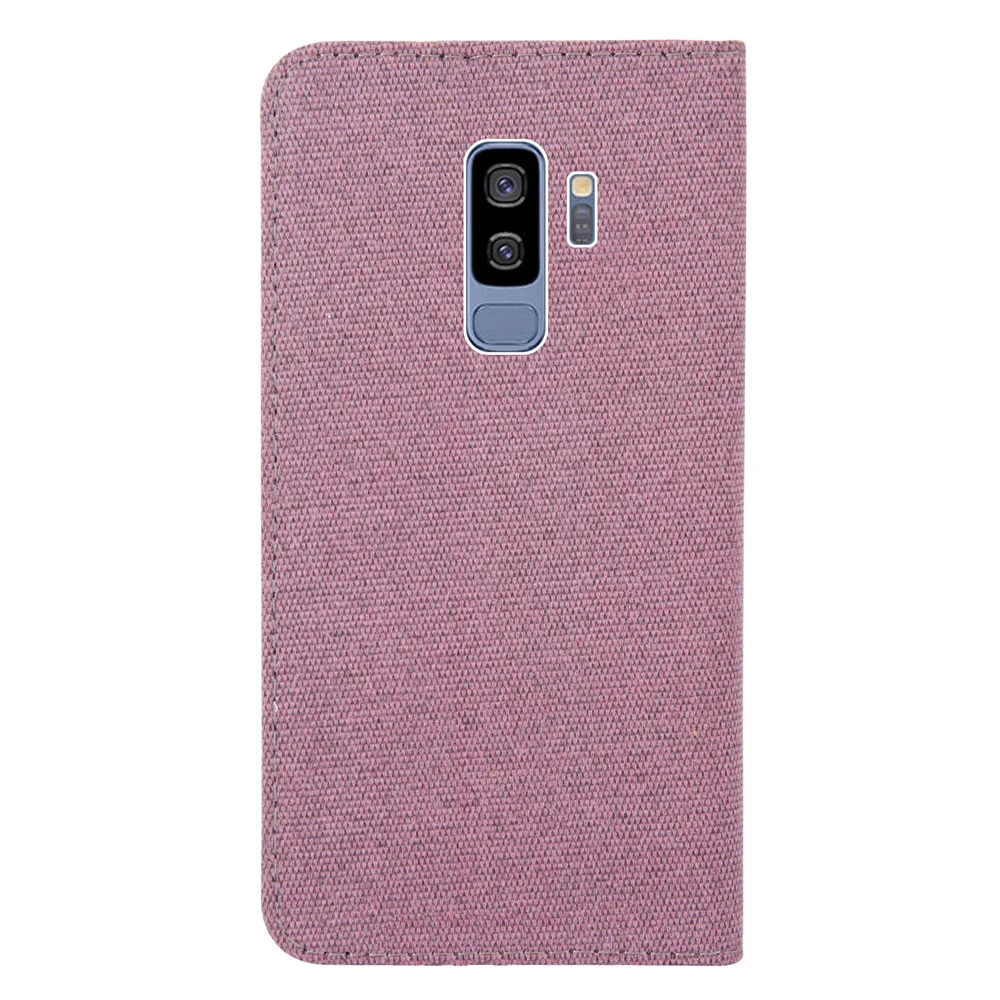 Samsung Galaxy s9 плюс крышка кожаный бумажник визитница Роскошные полный ткань 360 флип