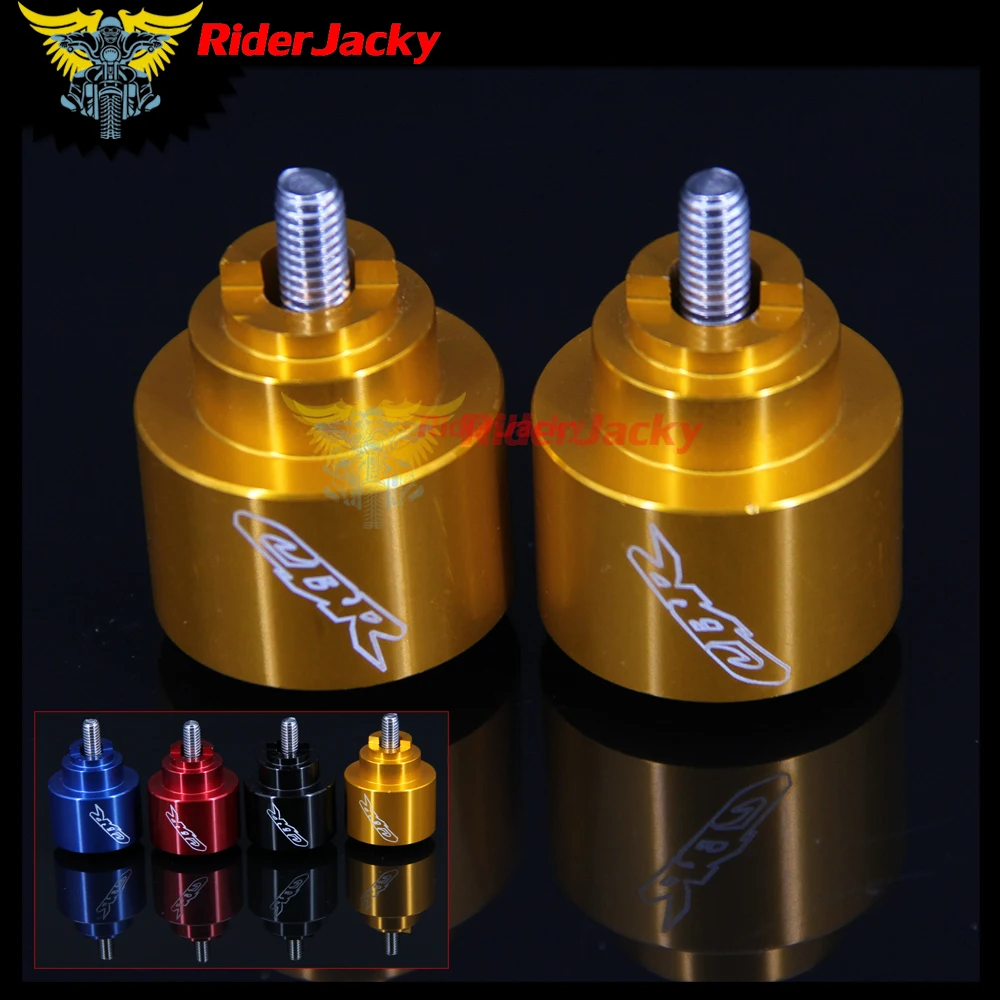 RiderJacky мотоцикл золотые наконечники велосипедного руля для Honda CBR 600 900 929 954 RR 1000 1100 CB 599 919 VFR 800 GL1800