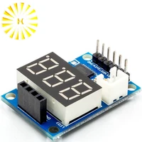ultrasonic distance measurement control board hc sr04 test board rangefinder digital display serial output connector