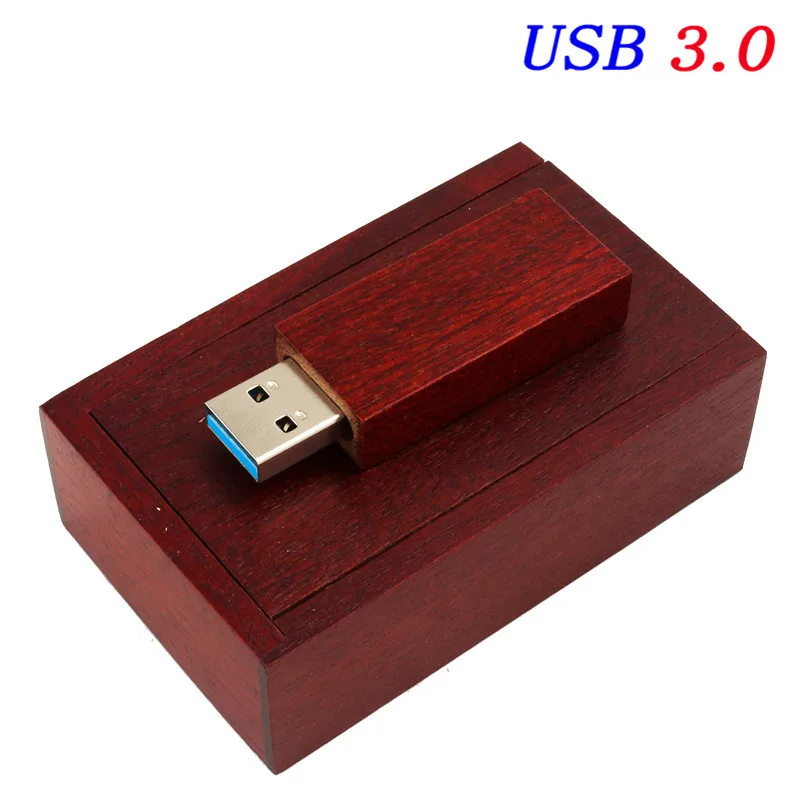 Rose wood box SHANDIAN фотография клиента Логотип Деревянный usb+ Подарочная коробка usb флеш-накопитель usb 3,0 деревянная Флешка 8 ГБ 16 ГБ 32 ГБ свадебные подарки - Цвет: Rose wood box
