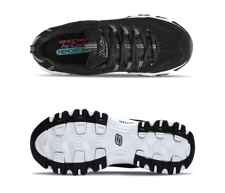 Skechers/Женская обувь D'lites; массивные кроссовки; коллекция года; модная женская обувь; кроссовки; обувь для папы; удобные кроссовки на платформе; 11930-BLK