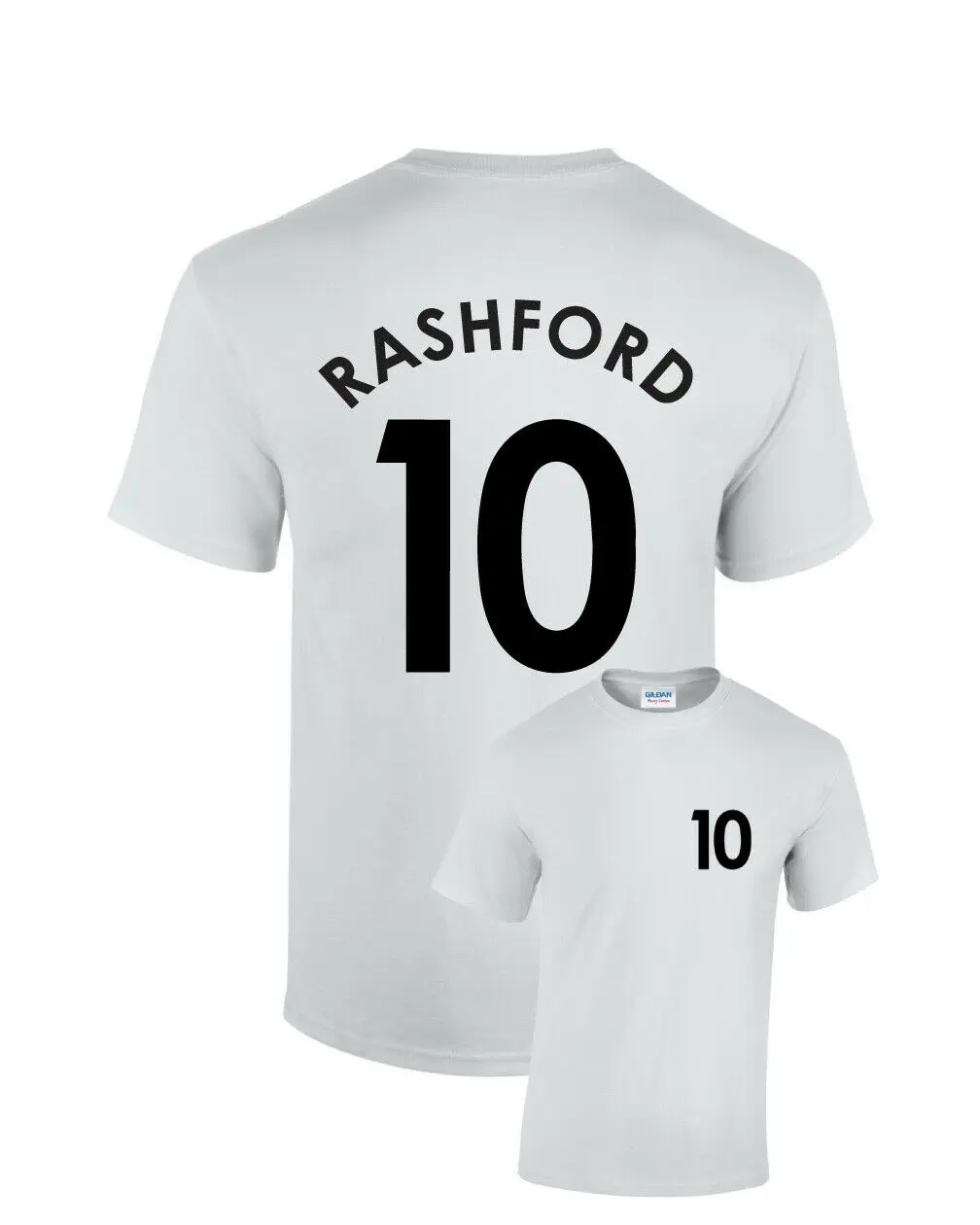 Детская Футбольная Футболка Marcus Rashford No.10 модная футболка унисекс для мужчин и