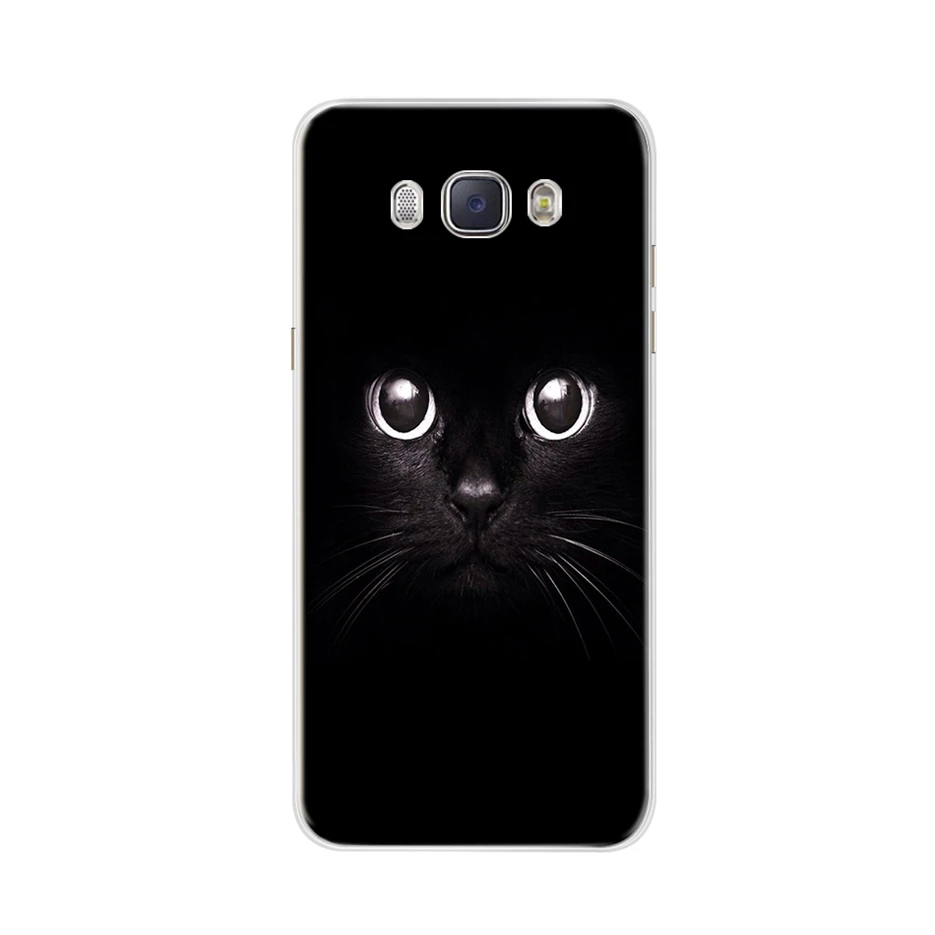 Цветной цветочный чехол для samsung Galaxy J5 j510 J510F, силиконовый мягкий чехол для samsung J5 J 5, чехол s, бампер - Цвет: Ярко-желтый