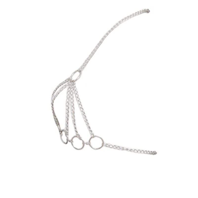 Женский бюстгальтер с открытой чашкой Фетиш-Бюстгальтер на цепочке женское