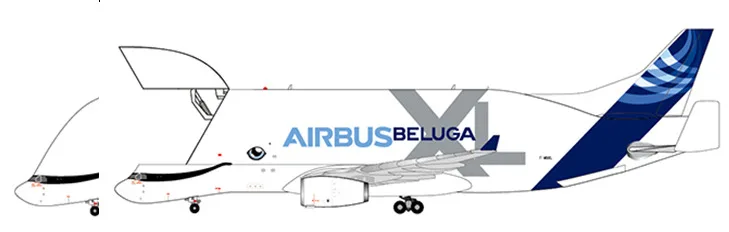 Спот специальный литой металл 1/400 Airbus Belugas A330-743l дверь может быть открыт Рабочий стол дисплей Коллекция Модель