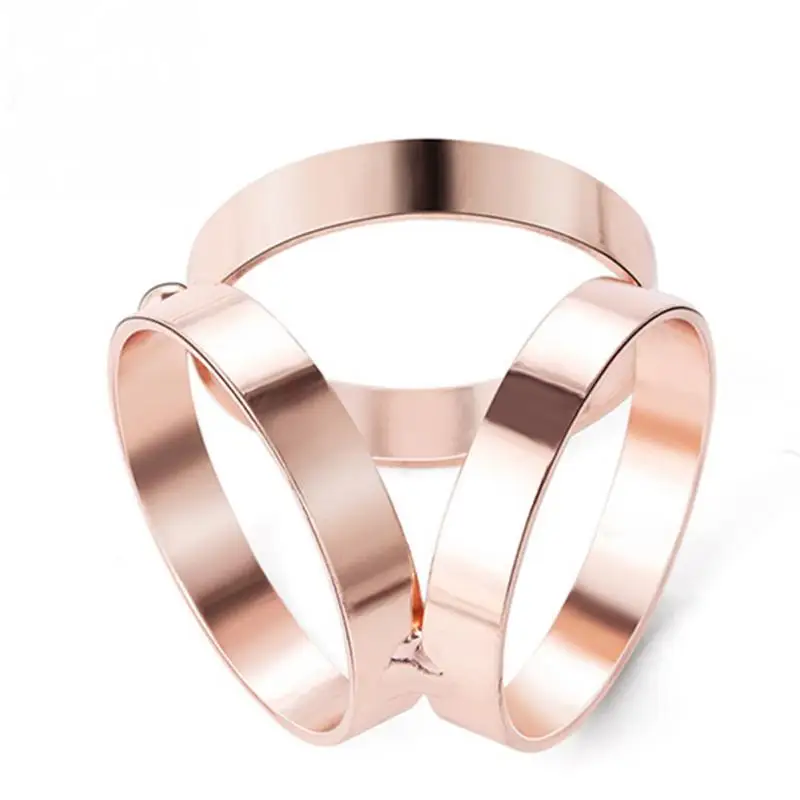 Шарф пряжкой Потрясающие трио шарф шелковый пряжки клип слайд Jewelry Брошь носить в