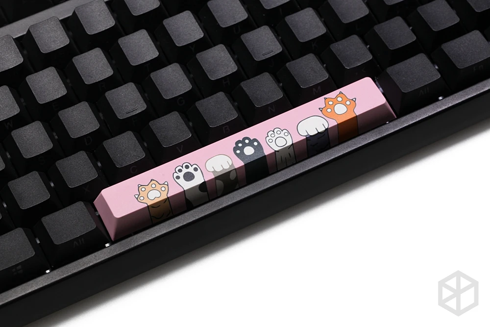 Клавиатура Механическая для ЭКГ свиньи собаки кошки лапы единорога чернила |