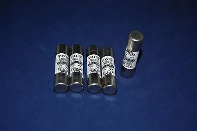 

LOT OF 10 Pcs 500V 6A 10 x 38mm Cylindrical Fuse Links RS15 aR Fast Blow