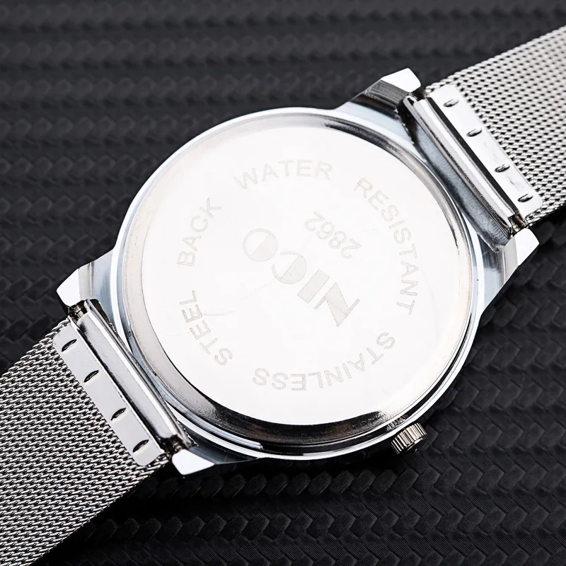 Новинка 2019 мужские цифровые часы с ремешком из нержавеющей стали повседневные