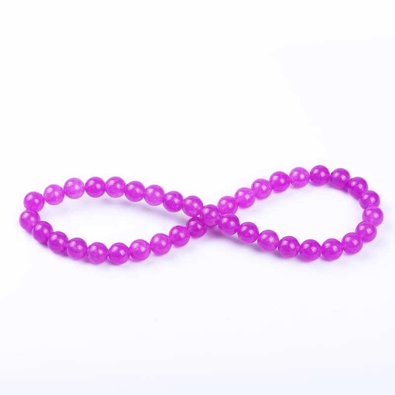 4 6 8 10 12 AAA fashion wholesale round fuchsia natural stone beads For Bracelet Necklace DIY Jewelry Making | Украшения и