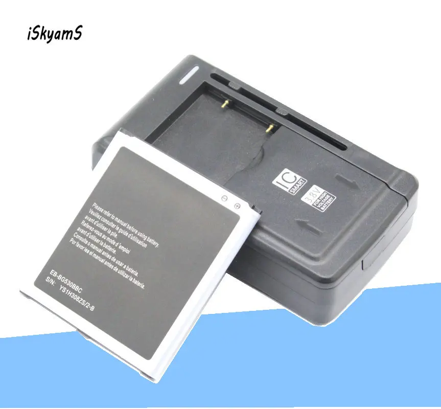 1x2600 мА/ч EB-BG530BBC батарея + зарядное устройство для Samsung G5308W G5309W G530F G531H G5306 J5 J5000 J5008 J5009