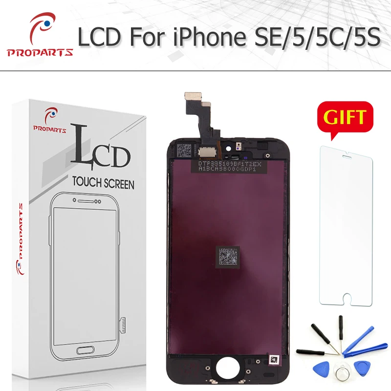 ЖК экран для Apple iPhone SE 5 5S 5C дисплей Сенсорная панель Датчик кодирующего