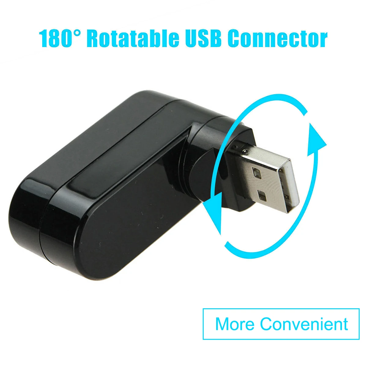 Высокое качество для ноутбука концентратор компьютера USB Поворотный сплиттер