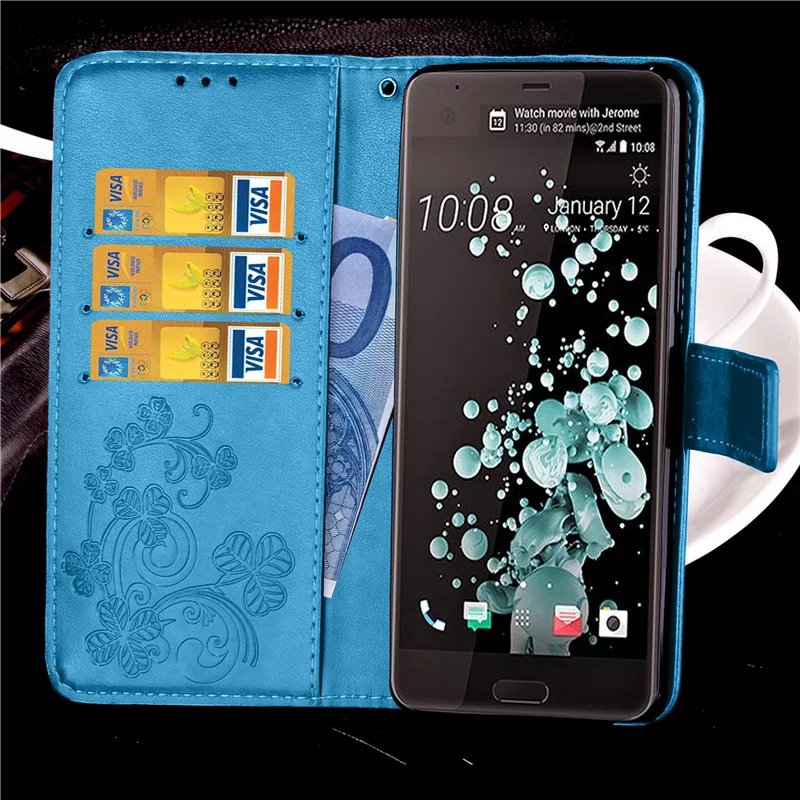 WolfRule чехол для HTC U Ultra Чехол Флип PU держатель карт кошелек бампер телефона ультра 5