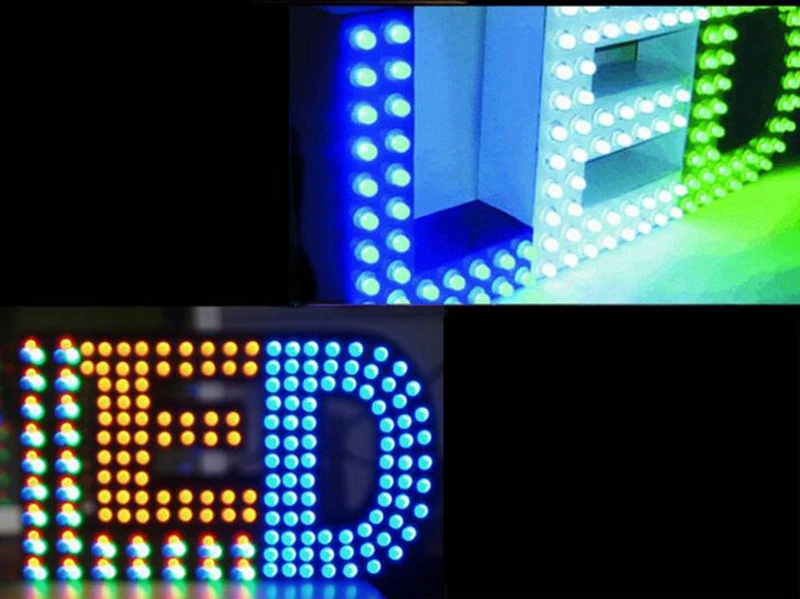 100 шт./лот WS2811 2811 IC 12 мм RGB светодиодный модуль шнур IP68 Водонепроницаемый DC5V