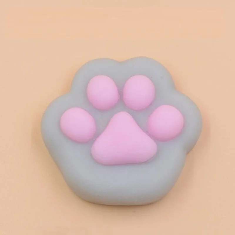 Белый Kawaii милые мини мягкие силиконовые анти-стресс мягкими игрушками Непоседа сжать руку на телефон Pinch Животные игрушка резиновая хлюпает squishies - Цвет: Белый