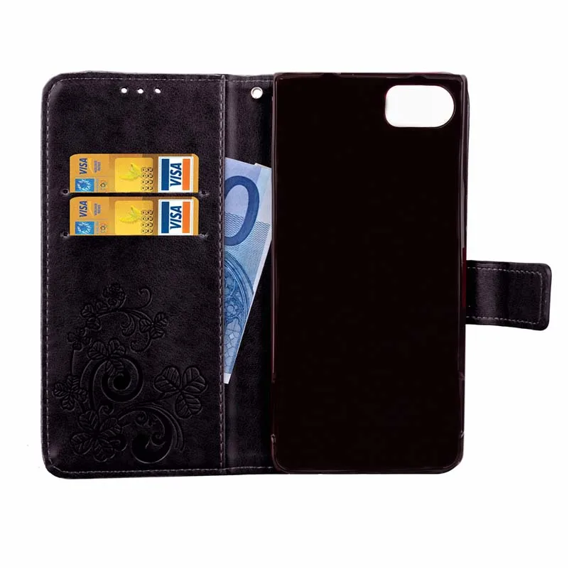 BEFOSPEY Lucky Four Leaf Leaves Pu Leather Phone Case For Blackberry KEYone Mercury | Мобильные телефоны и аксессуары