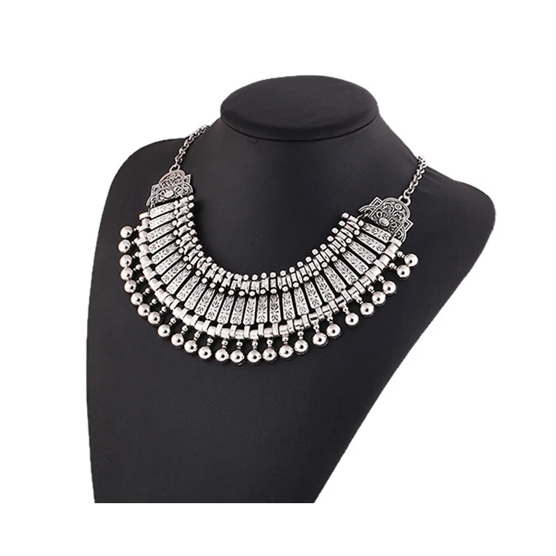 Luxury Maxi Necklace Big Bib Multi-layer Necklaces &amp Pendants Bohemian Colar Collar Vintage Statement Para Mulher | Украшения и