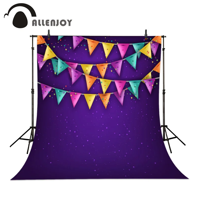 

Фиолетовый фон для фотосъемки с цветными баннерами и точками детские фоны для фотосъемки с возможностью добавления текста для студии