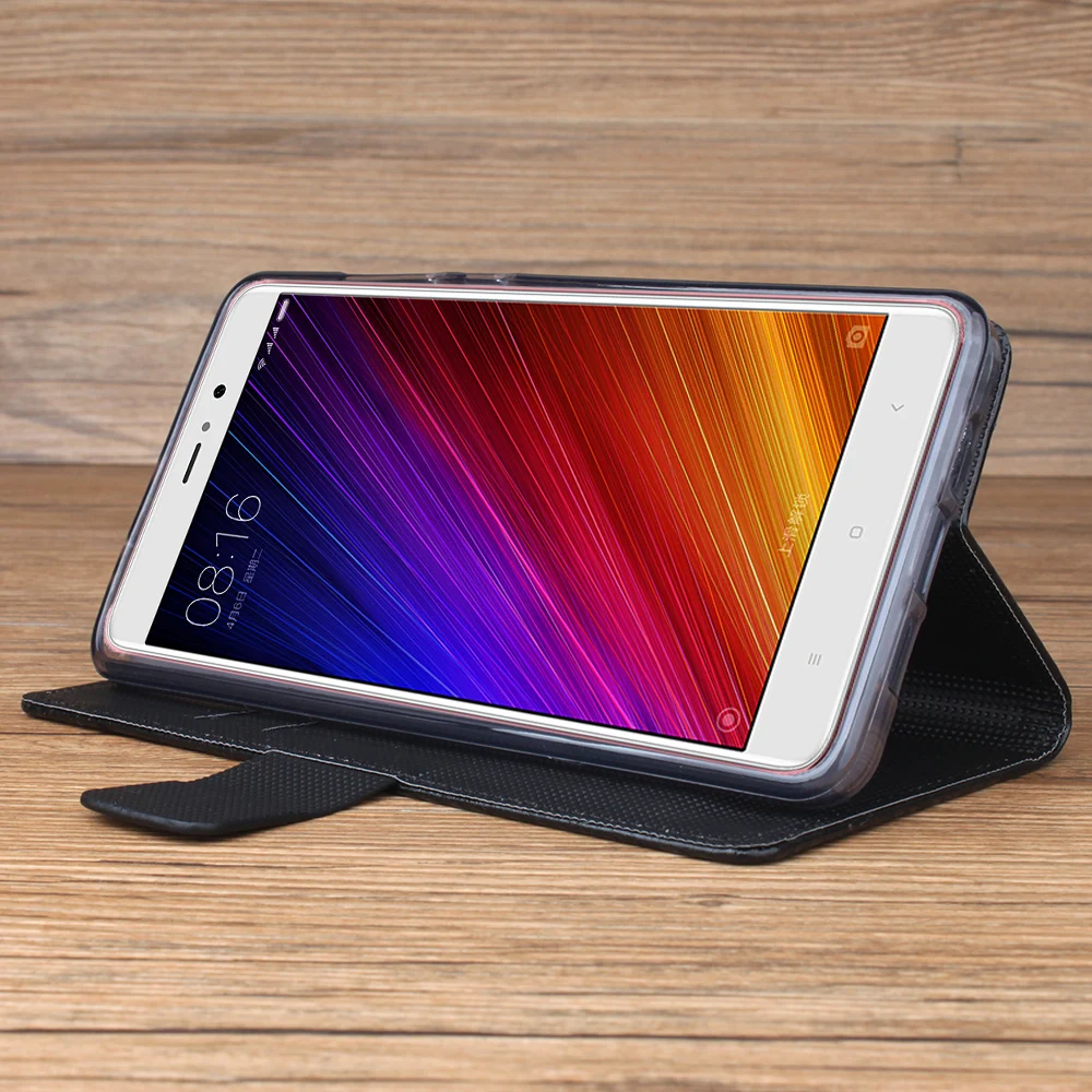 Высокое качество горячей мода для xiaomi 5s вертикальная обложка флип case вверх и вниз