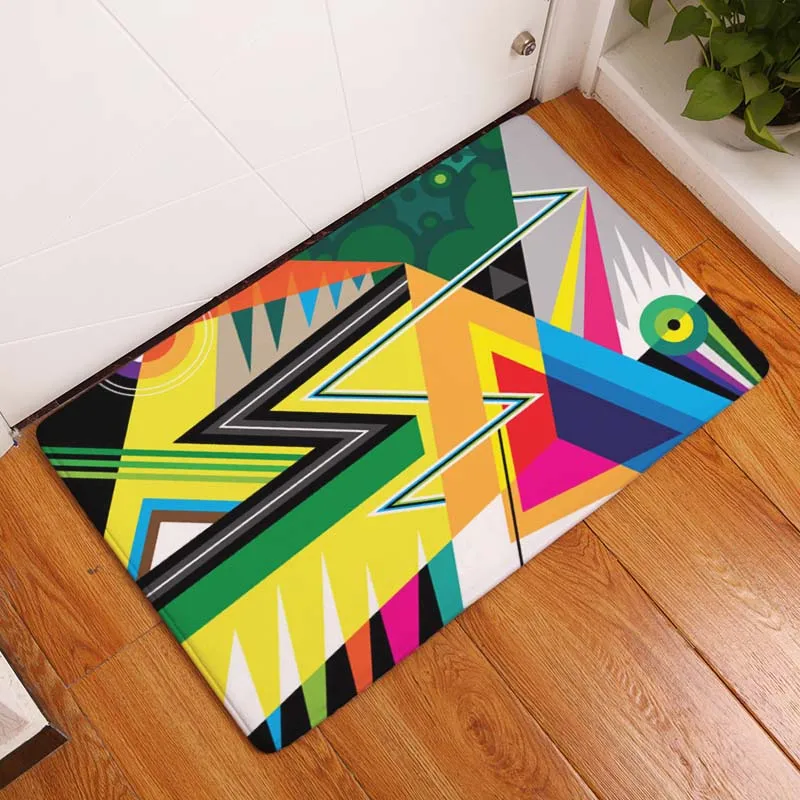 Коврик на кухню абстрактный коврики 40*60 см Light Flannel пыле красочный
