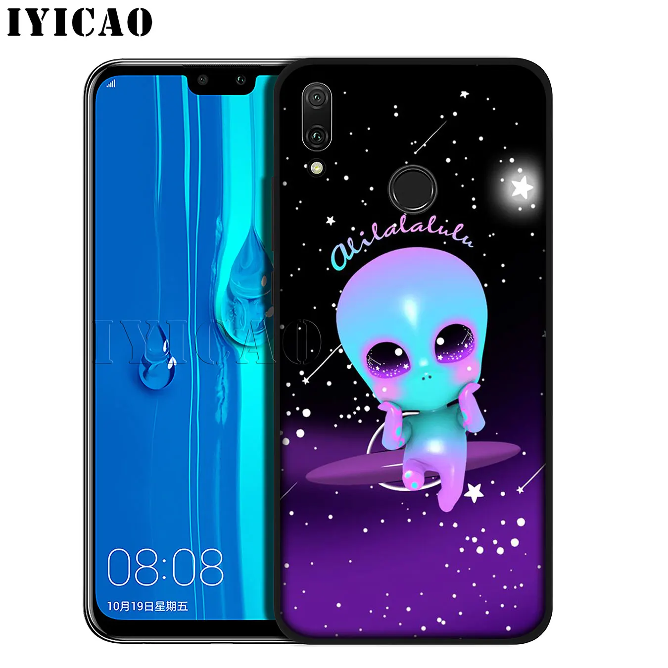 IYICAO милый Alien UFO Kawaii мягкий силиконовый чехол для телефона Huawei Mate 30 20 10 Pro Lite Nova 5I 4 3i