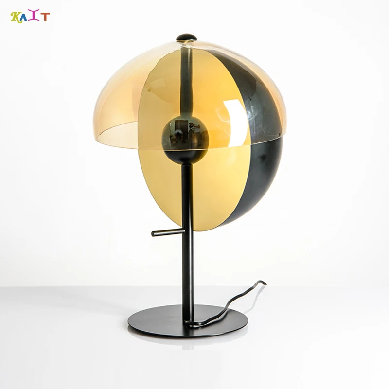 Современный стеклянный гриб настольная лампа Италия Реплика дизайнерские