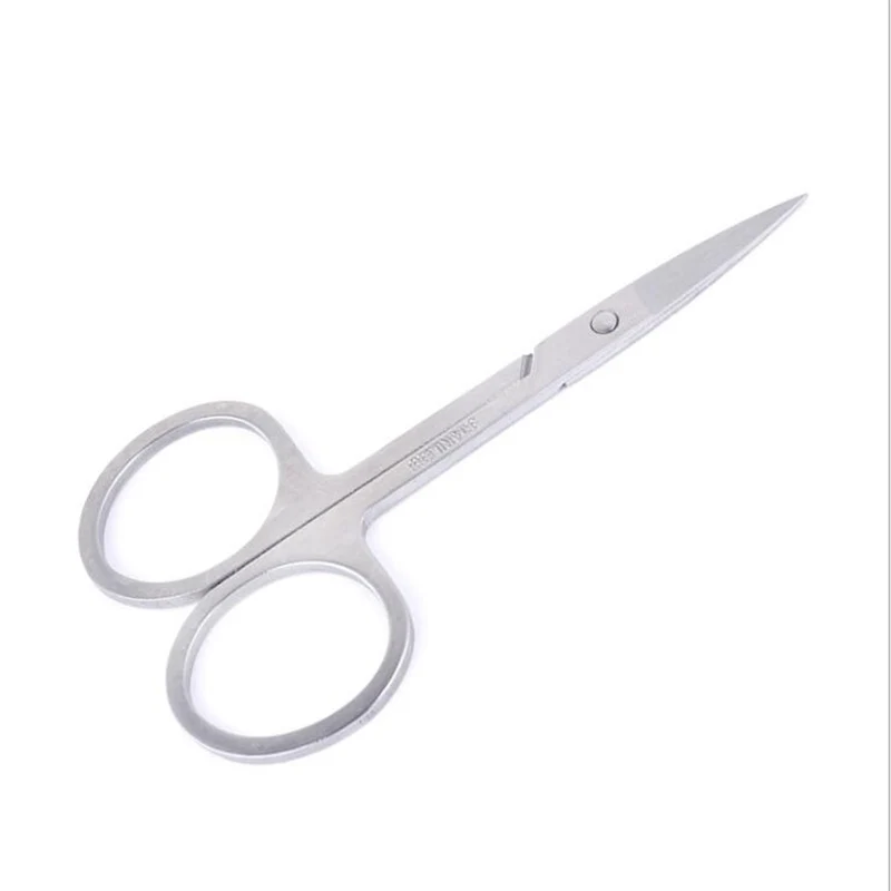 Новый 2 предмета Нержавеющая сталь небольших бровей нос ножницы Cut Маникюр лице