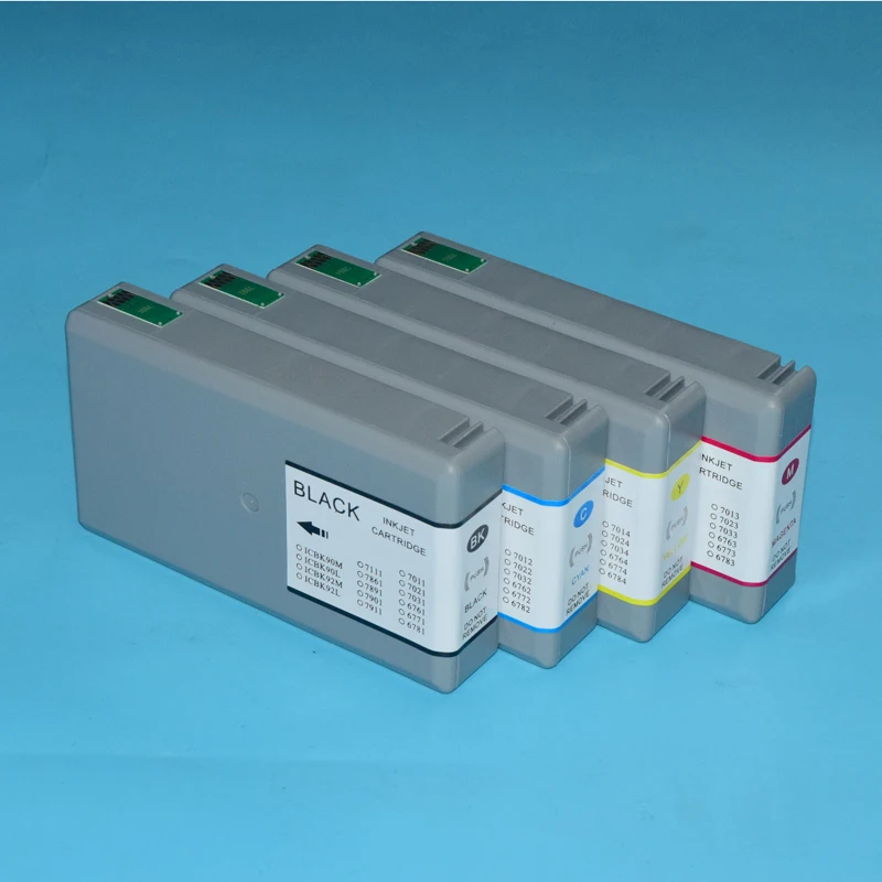 5 sets compatible ink cartridge T7911 -T7914 full with dye ink for epson wf-5620 4640 4630 5110 5190 5690 inkjet printer