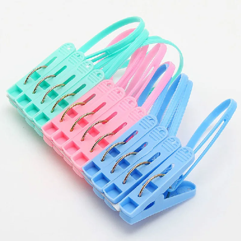 12 шт. разноцветные прищепки крючок зажимы для белья Многофункциональный